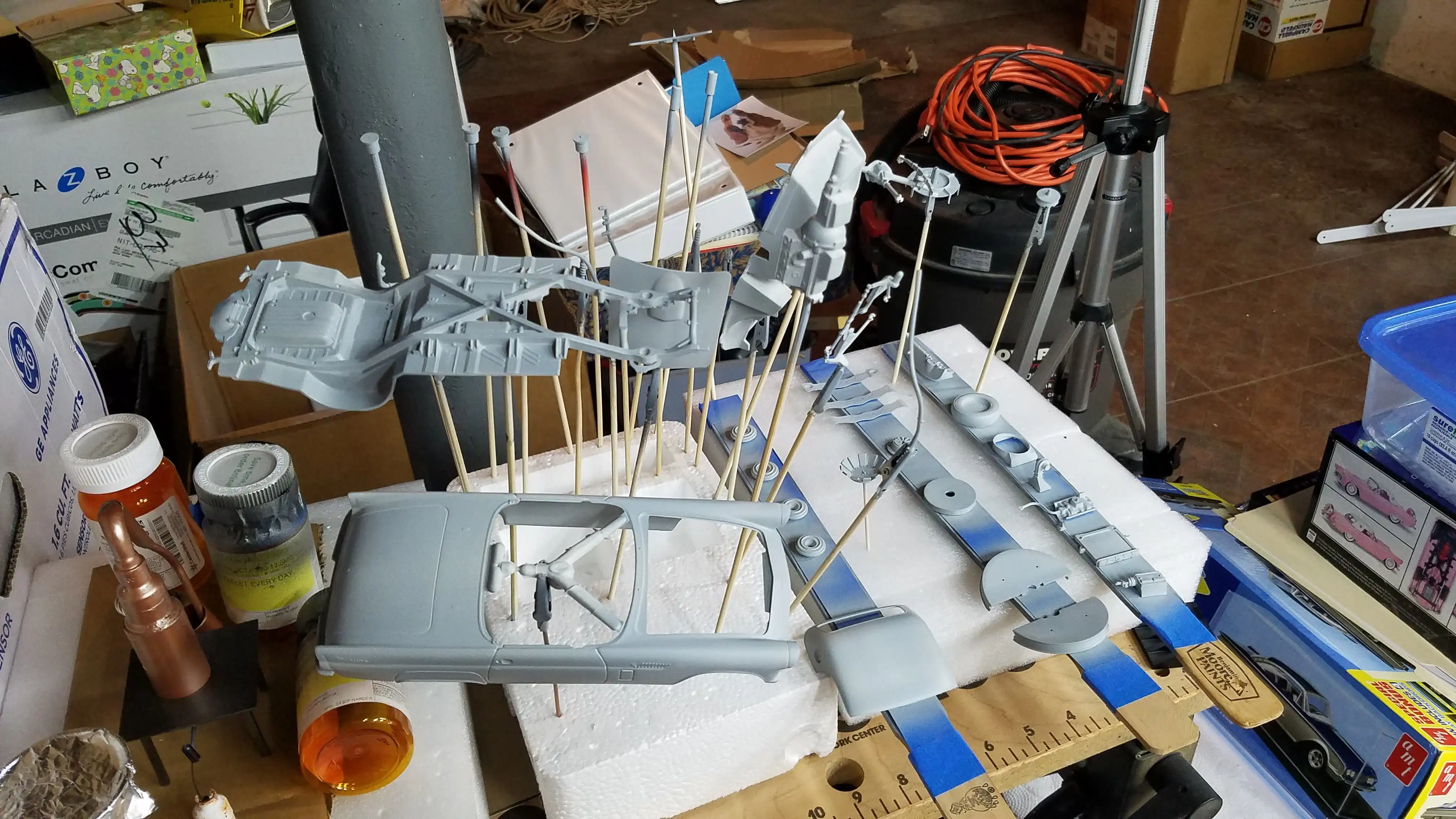 Parts are in primer