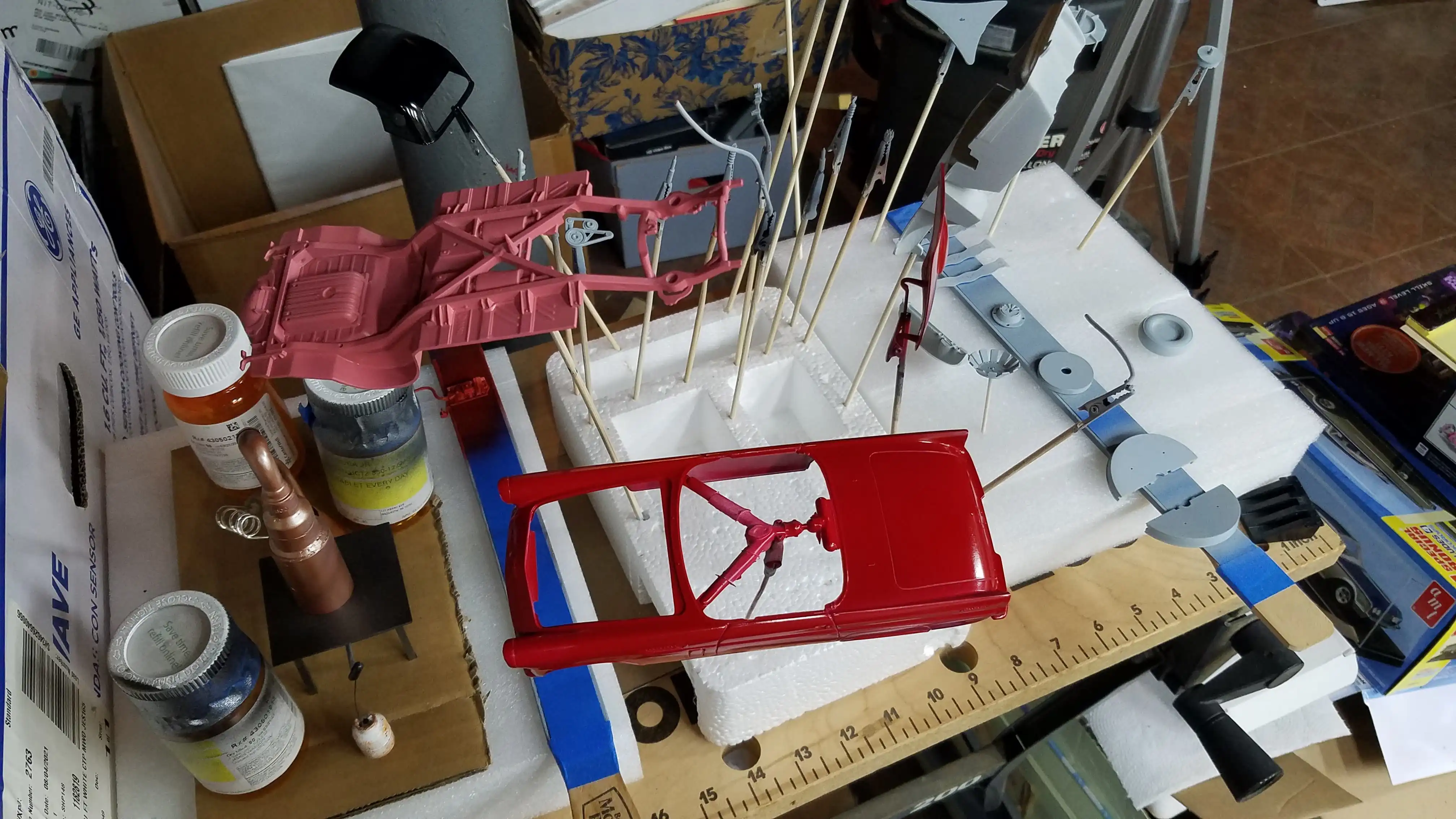 Body and undercarriage are painted