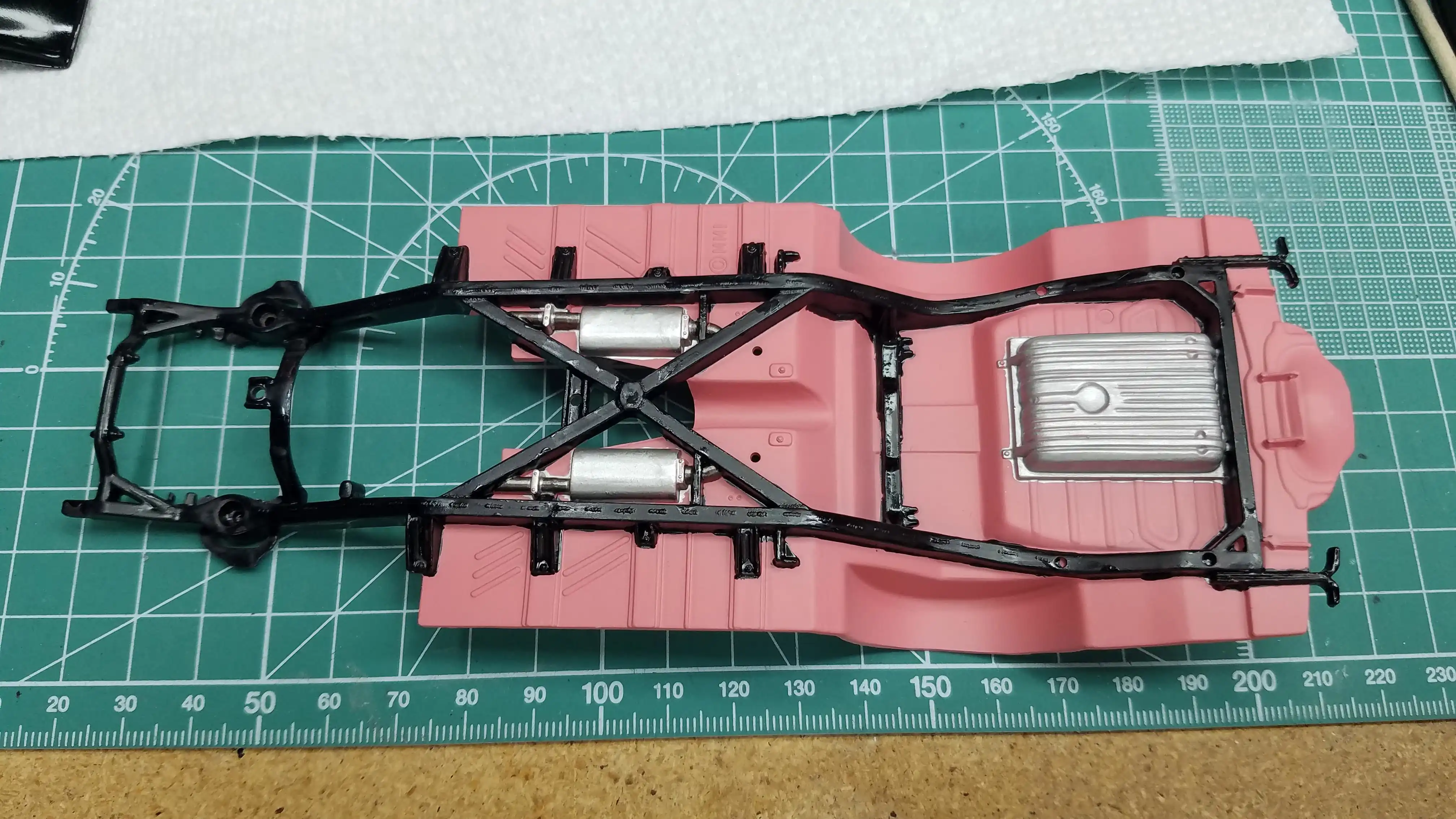 Undercarriage is detail painted