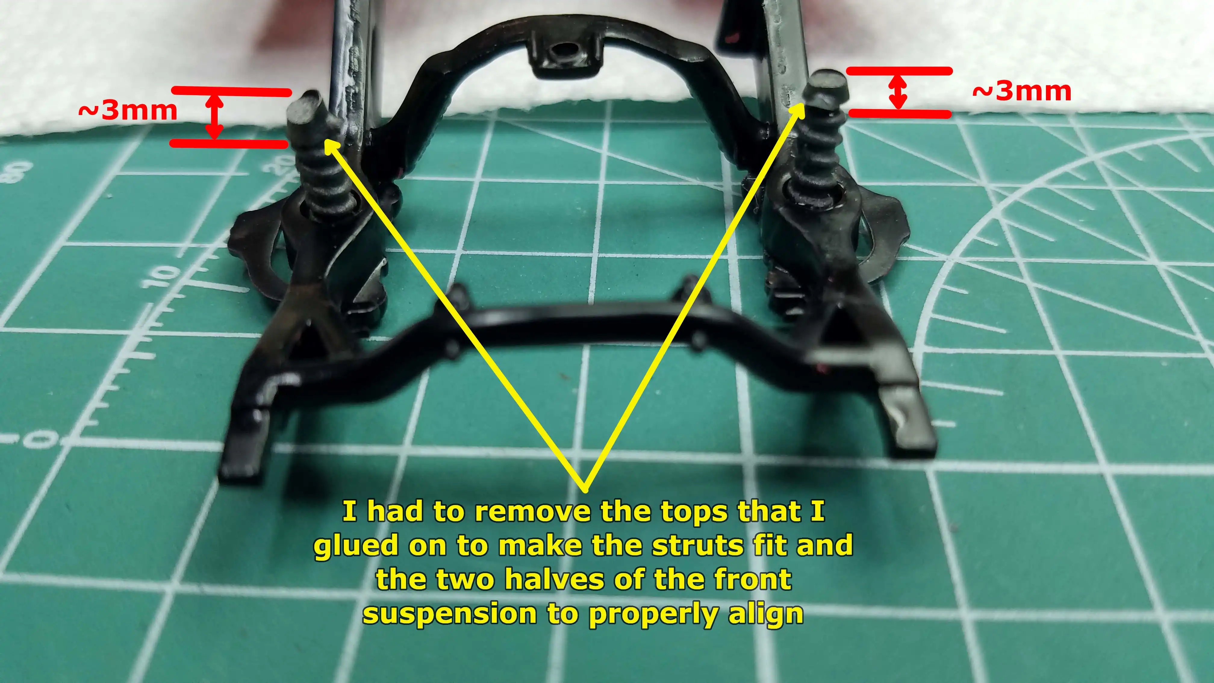 Modified shock/springs that did not work as planned