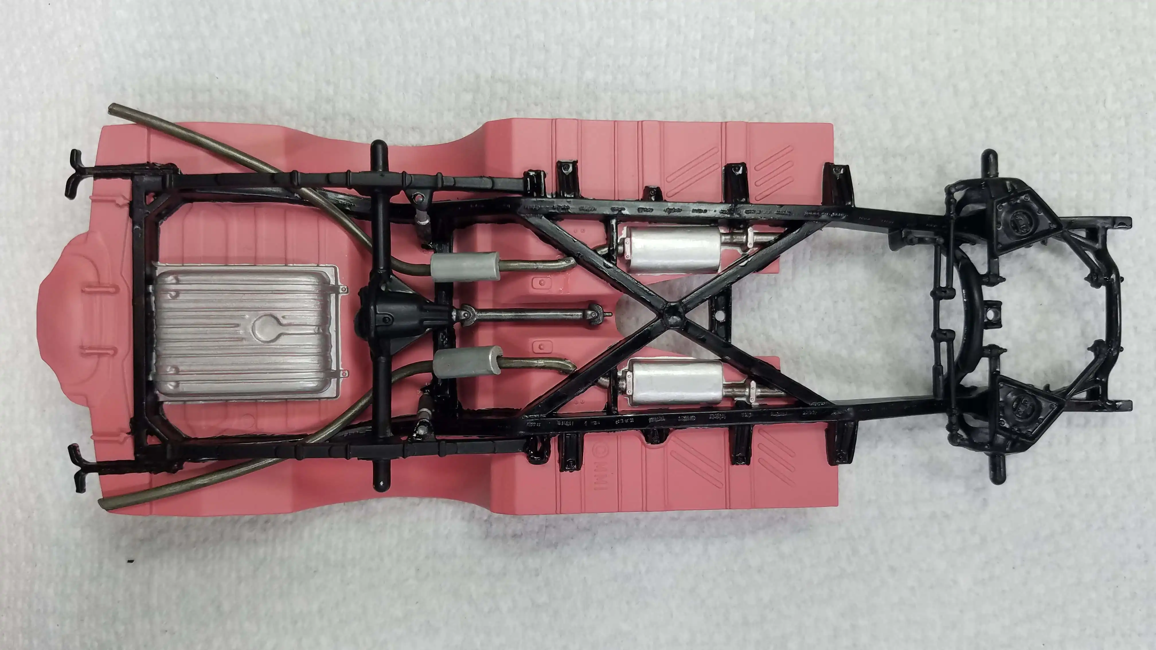 Chassis, frame and floor pan are finished