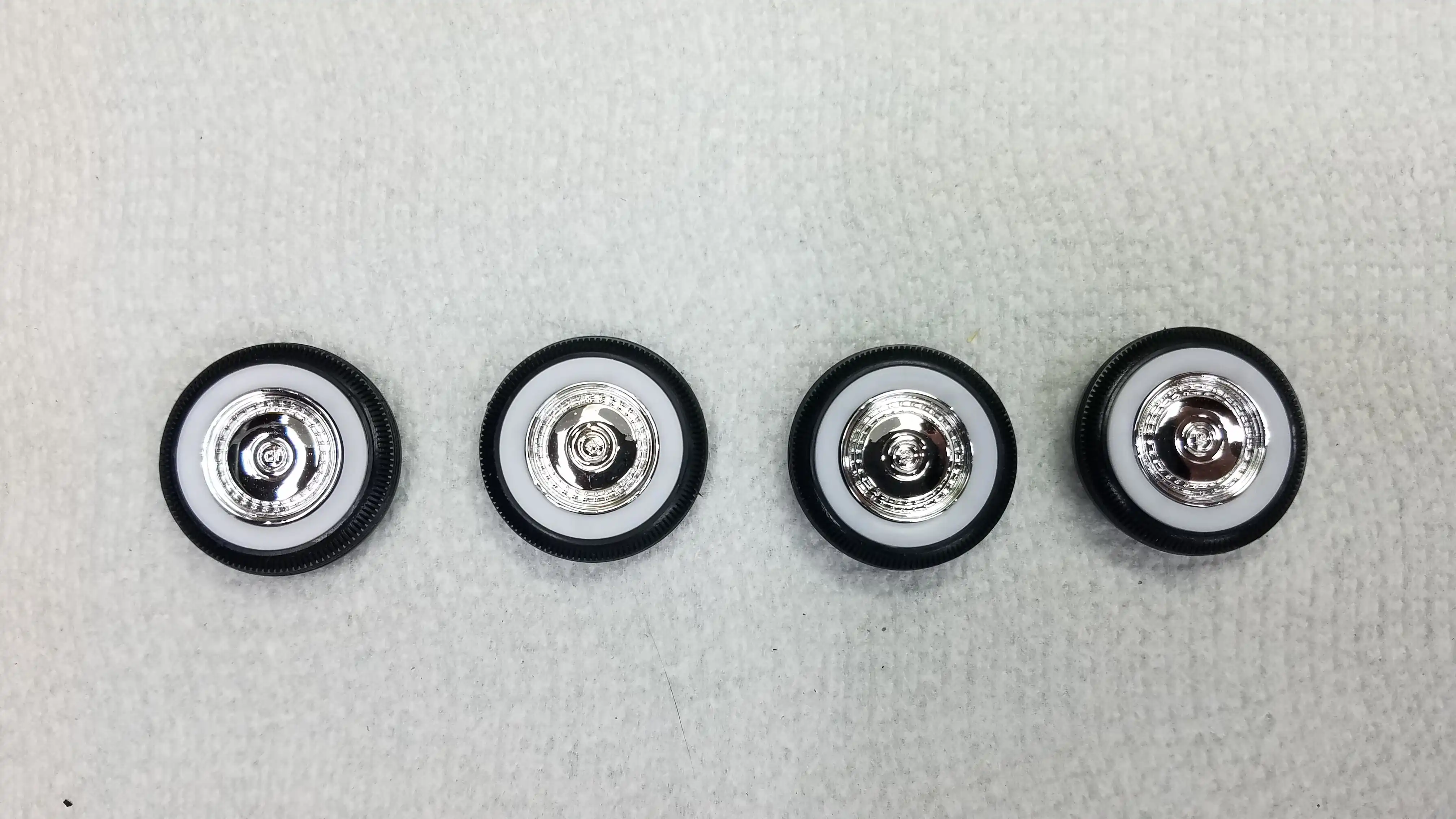 Wheels and tires are assembled