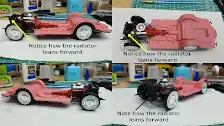 Radiator and engine installed