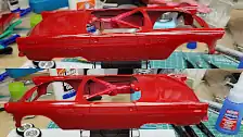 The body is painted red