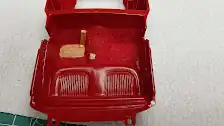 Flocking the interior tub