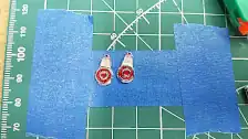 Tail lights colored with clear red and white