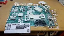 All the parts laid out