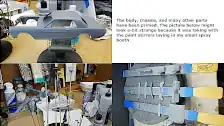 Most parts are primed