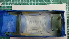 Something went wrong painting the head liner