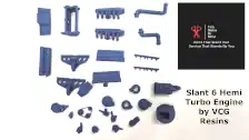 VCG Resins Slant 6 Hemi Turbo Engine Parts
