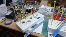 VCG Resins Slant 6 HyperPac Engine Parts in primer