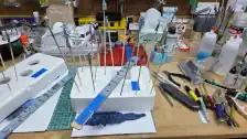 VCG Resins Slant 6 Hemi Turbo Engine Parts in primer