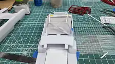 Back view of my scratch built roll cage with helper