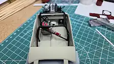 Battery installed under the dashboard