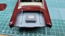 Trunk hinges are installed