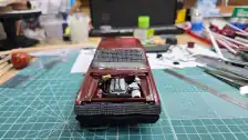 Screen windshield and grill installed