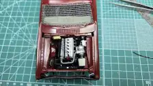 Engine compartment is finished