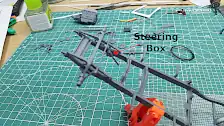 Steering box is installed