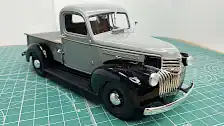 The '41 Chevy Pickup is finished