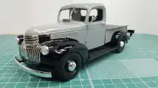 The '41 Chevy Pickup is finished