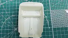 Marking ejector pin marks for removal