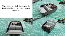Interior tub is ready to be installed