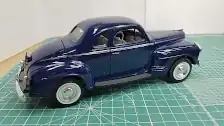 The 1941 Plymouth Coupe is finished - Right Rear Corner