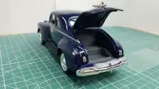 The 1941 Plymouth Coupe is finished - Right Rear Side with Trunk Open