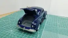 The 1941 Plymouth Coupe is finished - Left Rear Side with Trunk Open