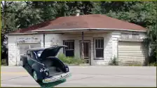 Finished 1941 Plymouth Coupe superimposed in a scene