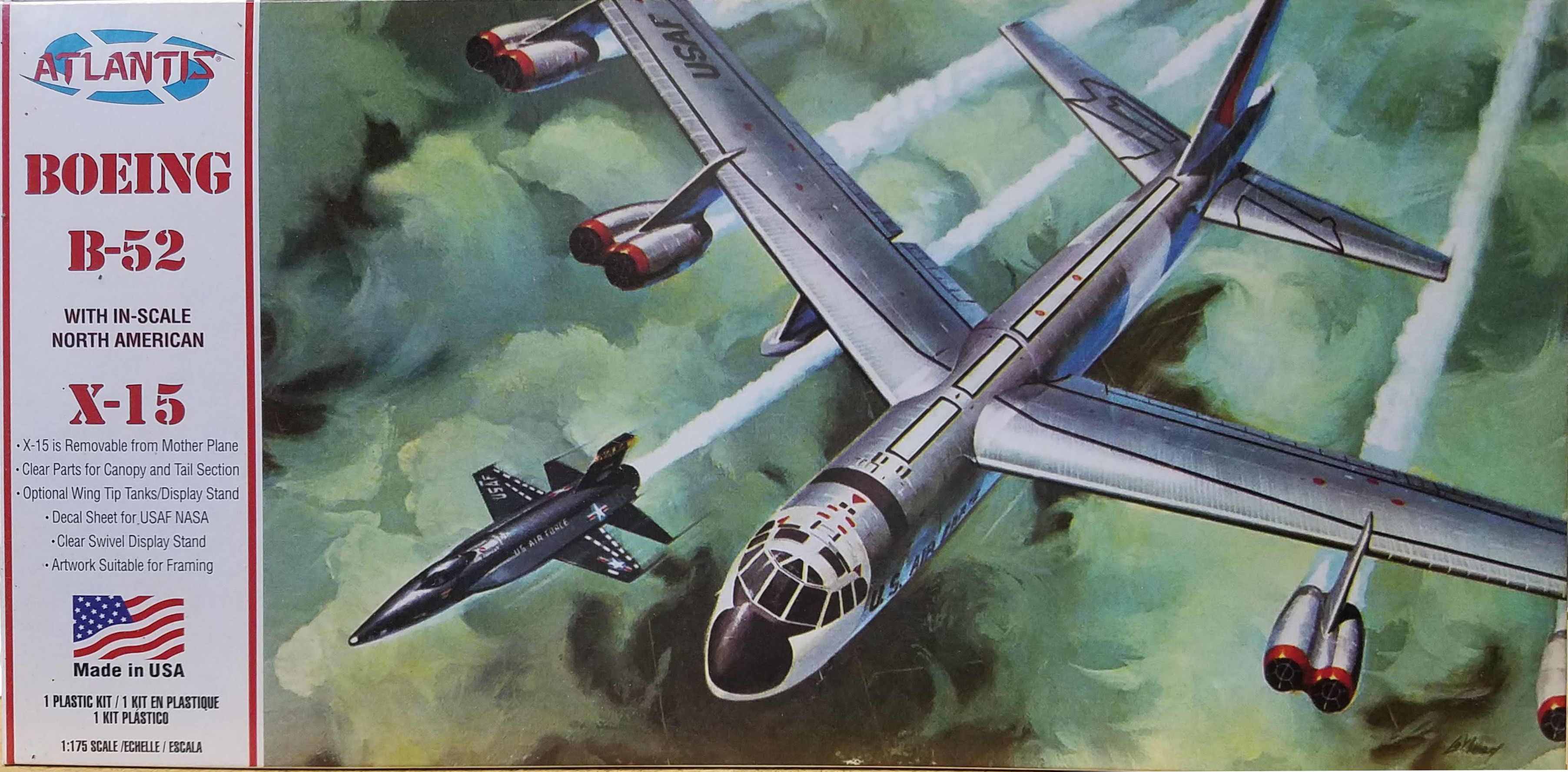 B-52 with X-15 Box Art (Atlantis)