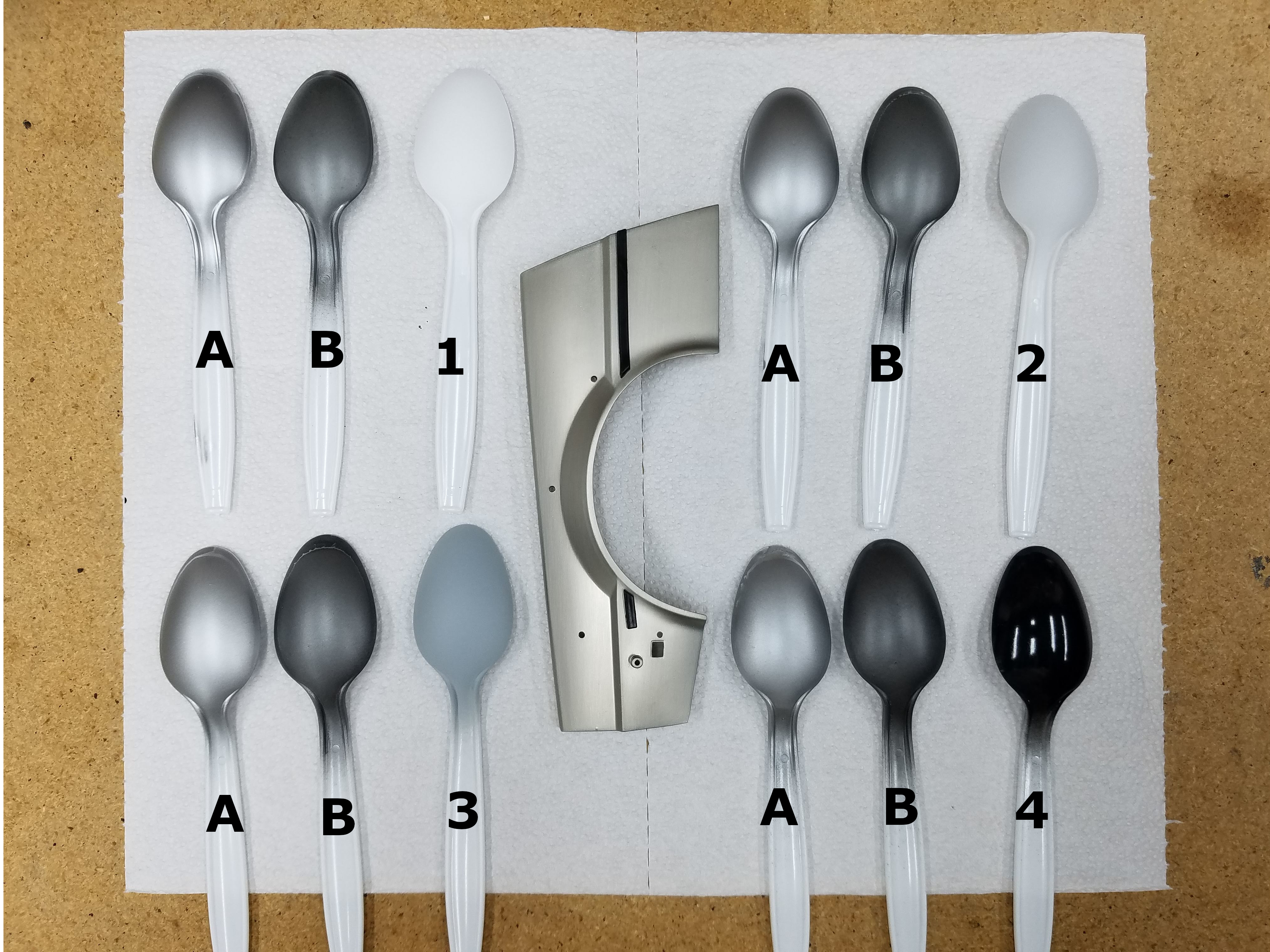 Test spoons searching for the right stainless steel