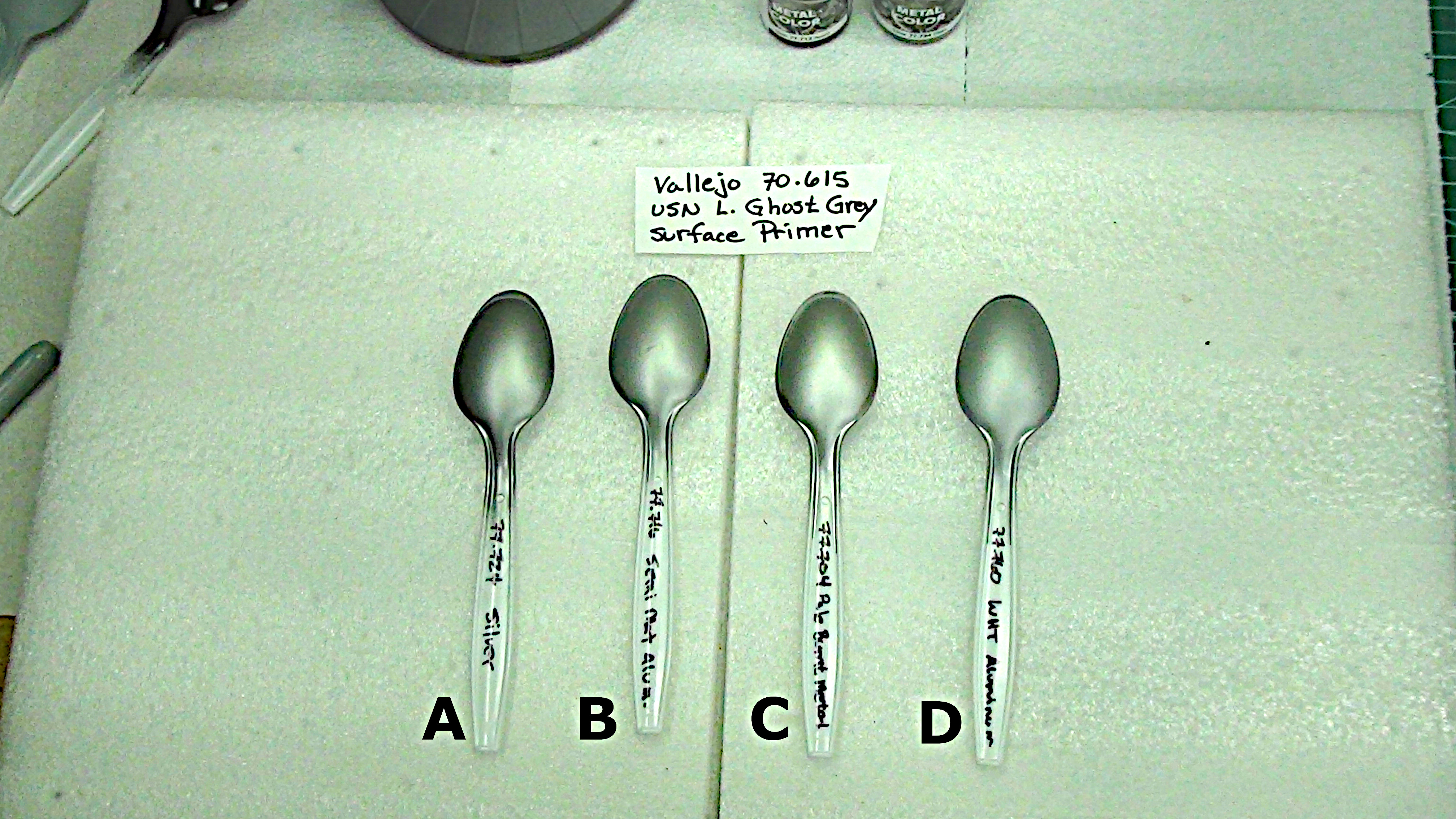 More test spoons for body color