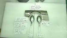 Two test spoons showing good match to fender from Fanhome 1:8 Delorean