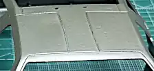 Effect of chemical reaction of different paints when mixed