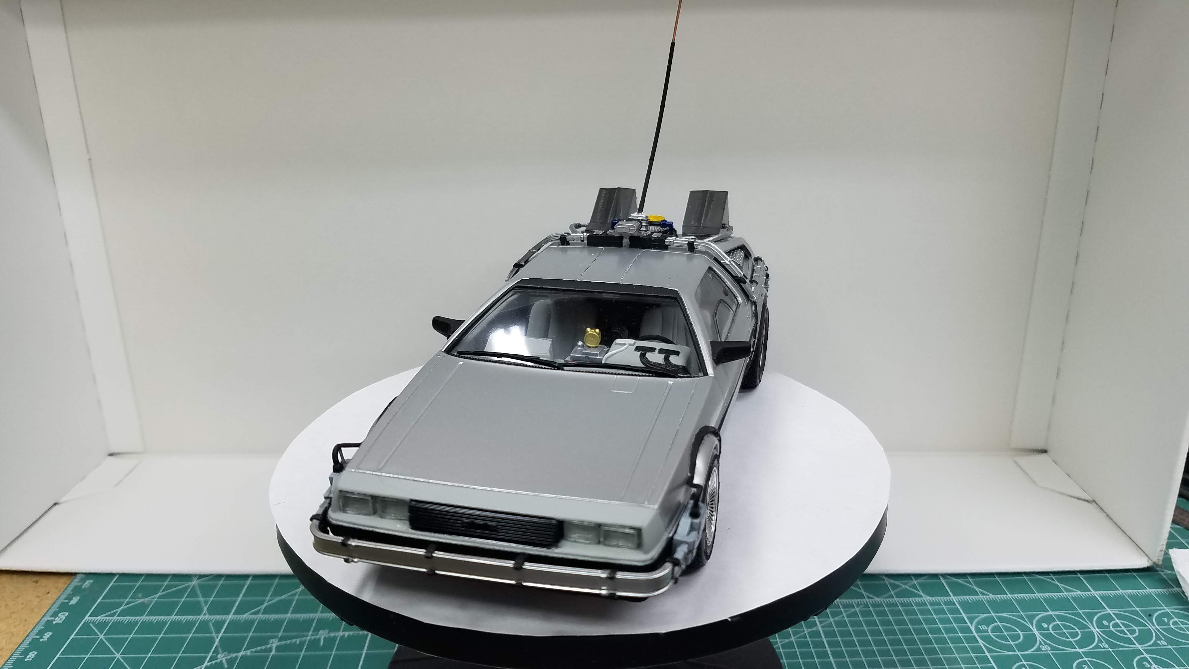 Finished model from front