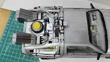 Top view of the finished engine shroud from the right
