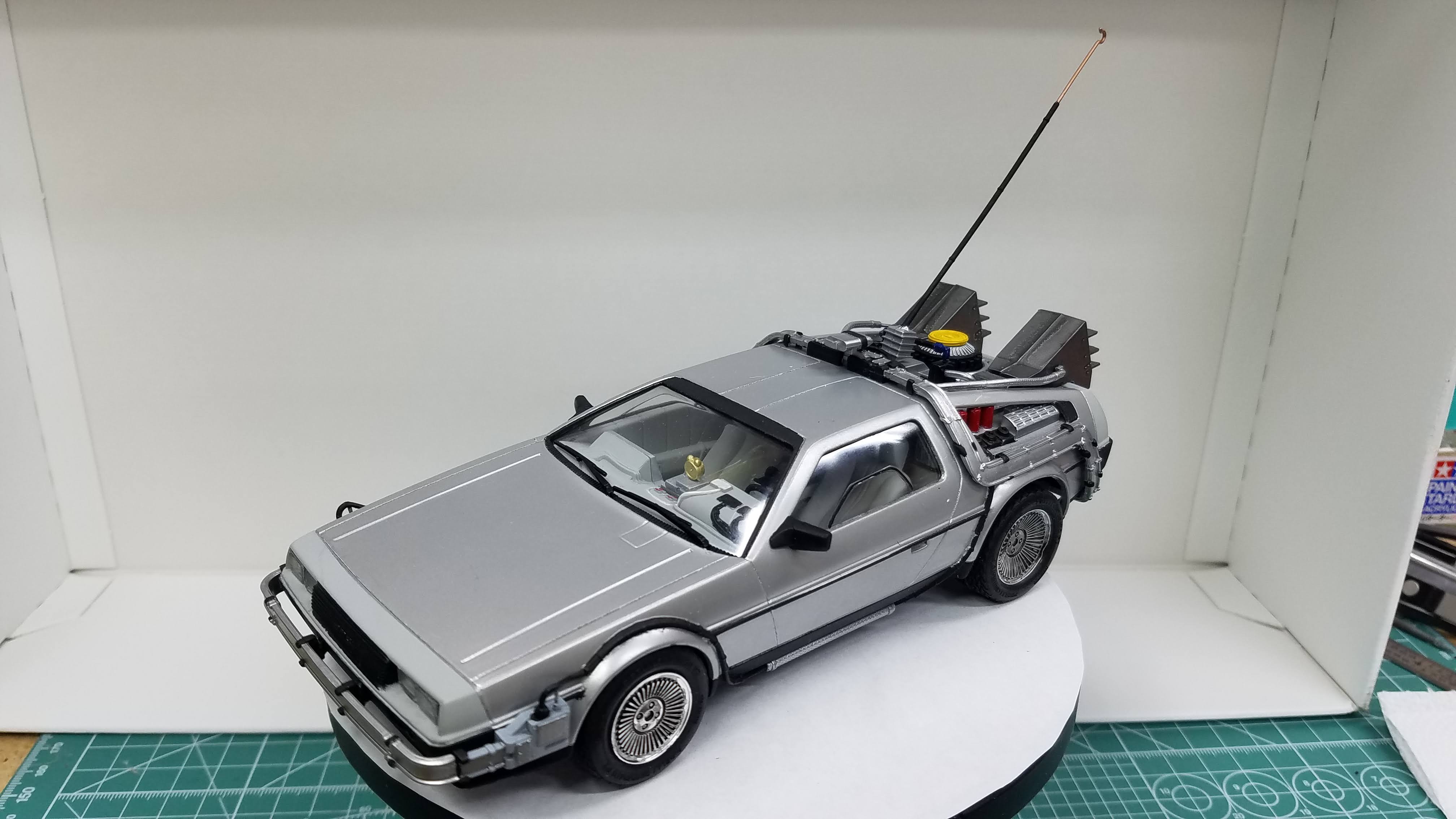 Finished Back to the Future DeLorean from the first film