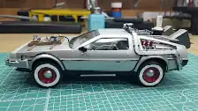 DeLorean from Back to the Future III is finished, left side