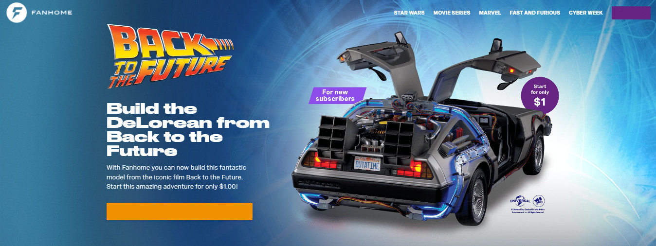 FanHome - Back to the Future DeLorean