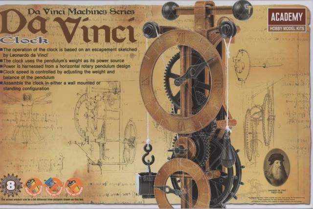 Da Vinci Machines Series Da Vinci clock (Academy) 18150