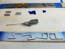 Started painting engine parts