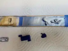 Started painting engine parts