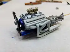 Started assembling engine