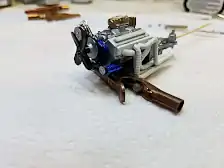 Started assembling engine