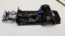 Fire extinguisher detailed and installed