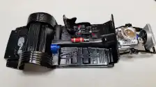 Fire extinguisher detailed and installed