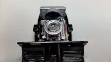 View of engine from the interior tub