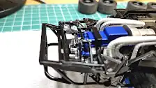 Front suspension installed