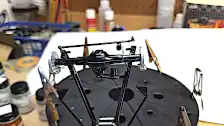 Assembling rear axle and suspension